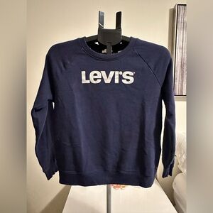 Levi's Navy Blue Graphic Crewneck Sweatshirt
Woman's XS